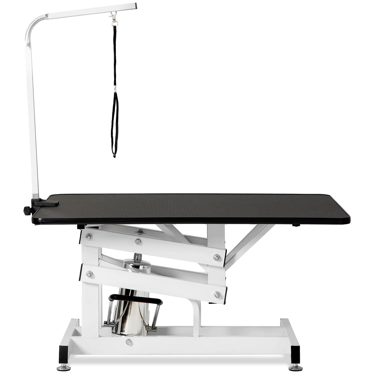 Hydraulic Z-Lift Dog Grooming Table – Heavy-Duty, Adjustable 21"–36" Height, Arm &amp; Noose
