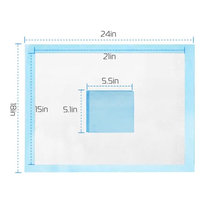 Dog Training Pads – 50 Count Disposable Puppy Pee Pads – view 2