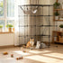 4-Tier Large Cat Cage – 41 x 28 x 55 in, Indoor/Outdoor Cat Enclosure – view 7