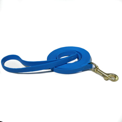 Long Dog Training Leash – Waterproof Embossed PVC Recall Lead, 10, 20, 30 &amp; 40 ft, Orange, Blue or Navy – view 8