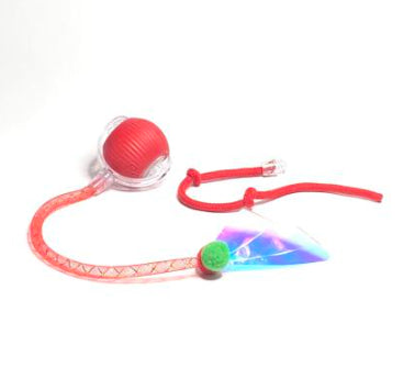 Self-Driving Rolling Ball Cat Toy – 3 Modes, Bird Chirp Sound, Tail &amp; Rope Attachments – view 13