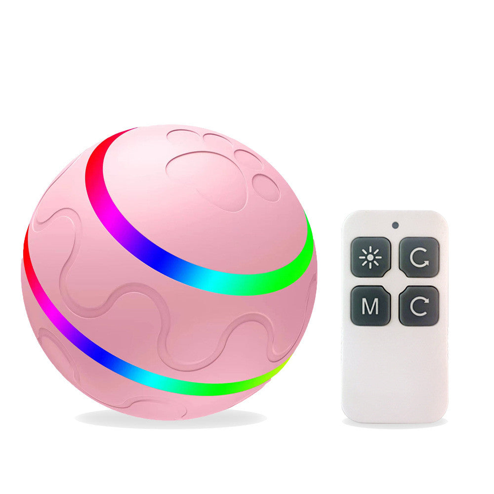 Self-Rotating Rechargeable Cat Ball Toy with Auto Direction Change, Silicone and ABS – view 9