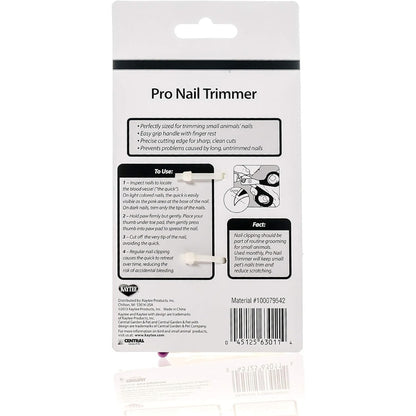 Compact Pet Nail Trimmer in Purple – Handheld Nail Clipper, 6.25 in Tall – view 2