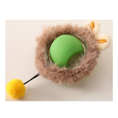 Self-Rolling Silicone Cat Ball – Interactive Moving Toy with Lights and 3 Play Modes – view 2