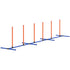 Adjustable Dog Agility Weave Poles with Freestanding Base, Ground Stakes and Carry Bag, Orange – view 9