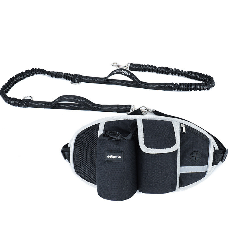 Hands-Free Dog Walking Waist Bag – Running Belt with Treat Pouch – view 14