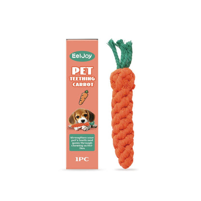 Carrot-Shaped Pet Chew Toy for Supervised Chewing and Interactive Play, 1 Piece – view 2