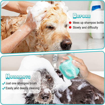 7-Piece Pet Grooming Kit – Self-Cleaning Slicker Brush, Flea Comb, Nail Clipper and Bath Brush – view 8