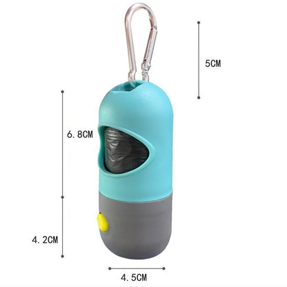 LED Dog Poop Bag Dispenser – Portable Holder with Light, 5 Colors – view 5