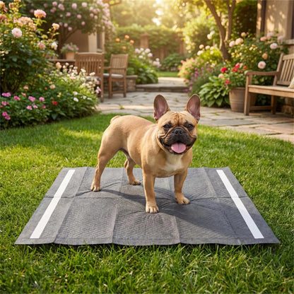 Charcoal Dog Pee Pads 24 x 24 in, 150 Count – 6-Layer Puppy Potty Training Pads – view 5