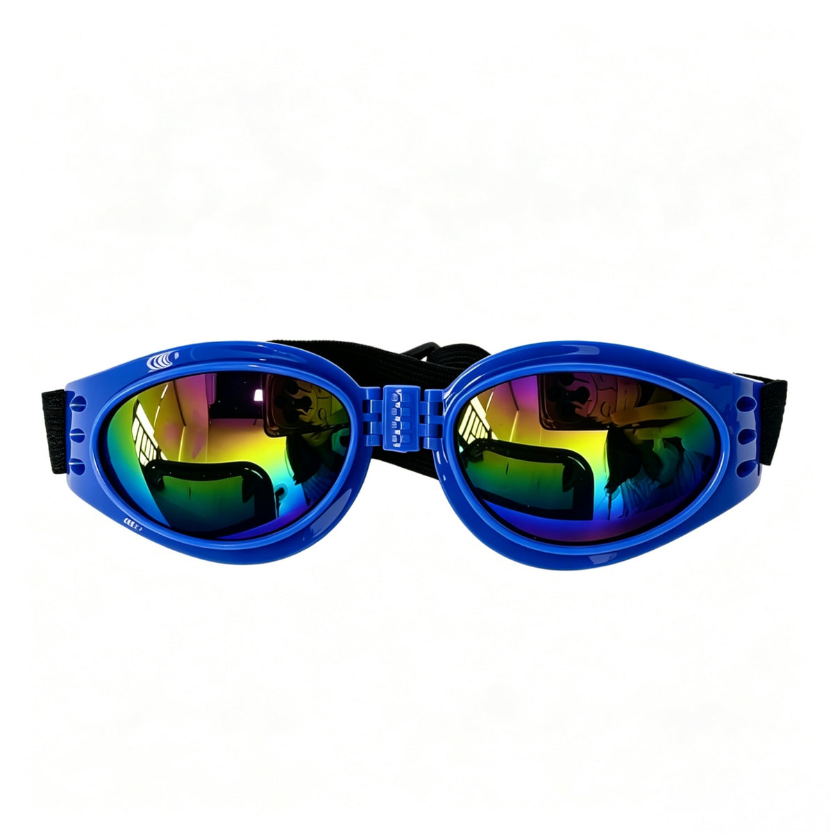 Small Dog Goggles 3-Pack – UV, Wind &amp; Dust Protection Pet Sunglasses, Adjustable, Black, Pink &amp; Blue – view 4