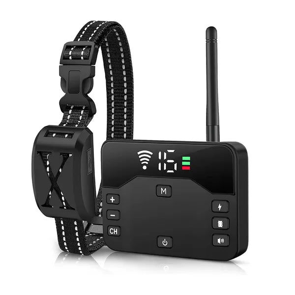 2-in-1 Wireless Dog Fence System – Boundary + Remote Training, 850 ft, IPX6