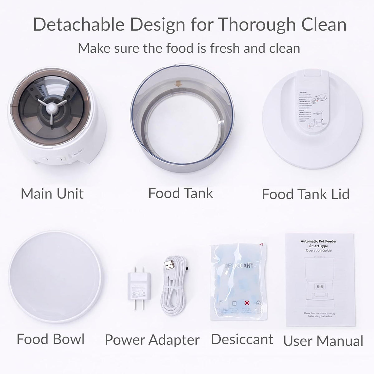 Wi-Fi Automatic Cat Feeder – 3.5 L Timed Dry Food Dispenser, Up to 10 Meals a Day – view 10