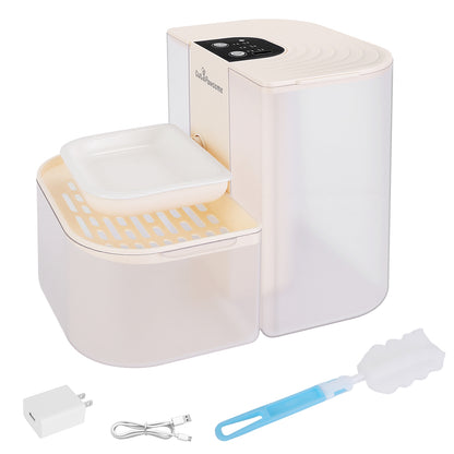 Cordless Smart Pet Water Fountain 4.5 L – Self-Refill, Ceramic Bowl, Remote Control &amp; Timer – view 10