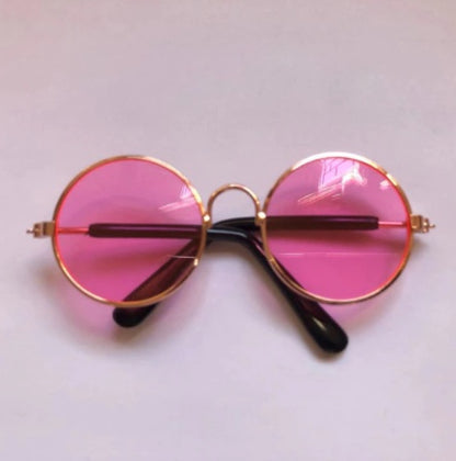 Cat Sunglasses – Retro Round Pet Glasses for Cats &amp; Small Dogs, Photo Prop, 13 Colors, Sizes M &amp; L – view 18