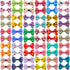 Dog Hair Bow Clips 60-Pack – 1.5 in Alligator Clip Bows for Puppies & Small Dogs, 30 Styles