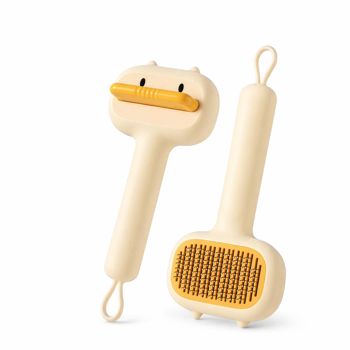 Self-Cleaning Bear Slicker Brush for Cats &amp; Dogs – Deshedding Comb with Non-Slip Handle – view 9