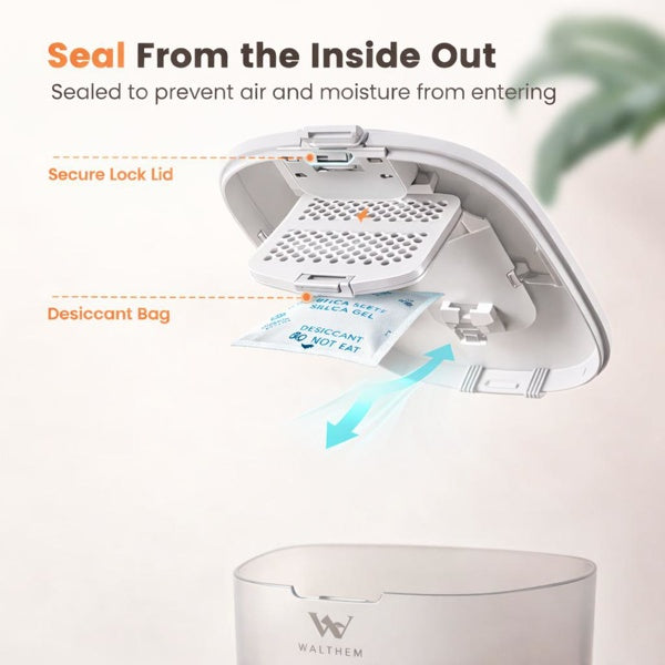 Wi-Fi Automatic Pet Feeder – 3 L Dry Food Dispenser, App Timed Feeding, White – view 3