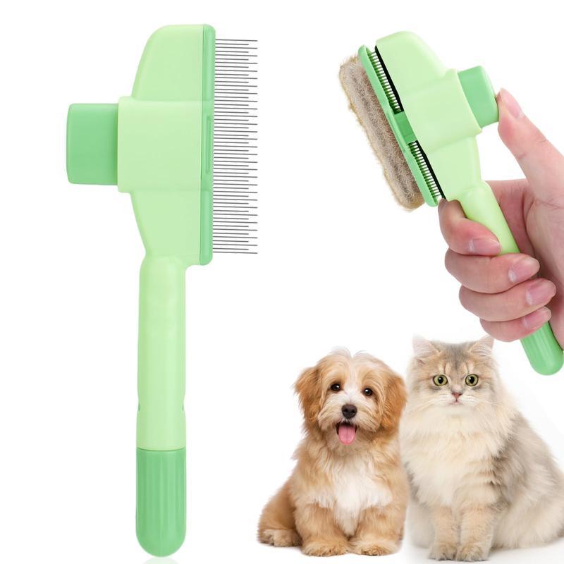 Self-Cleaning Pet Dematting Comb for Long-Haired Cats &amp; Dogs – Knot and Loose Hair Remover – view 3