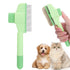 Self-Cleaning Pet Dematting Comb for Long-Haired Cats & Dogs – Knot and Loose Hair Remover – view 3