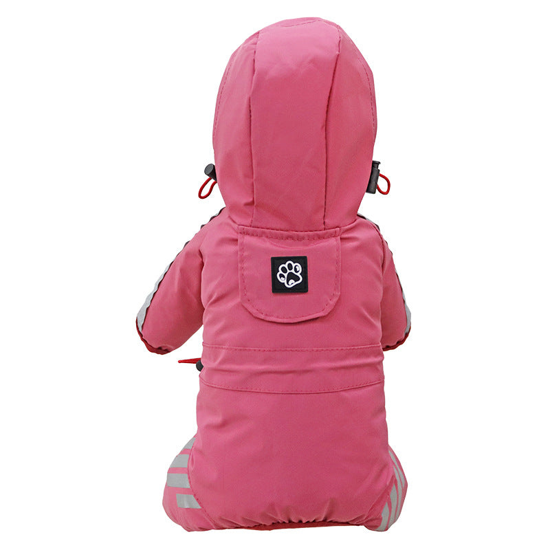 Full-Body Dog Raincoat – Waterproof 4-Leg Rain Suit – view 3