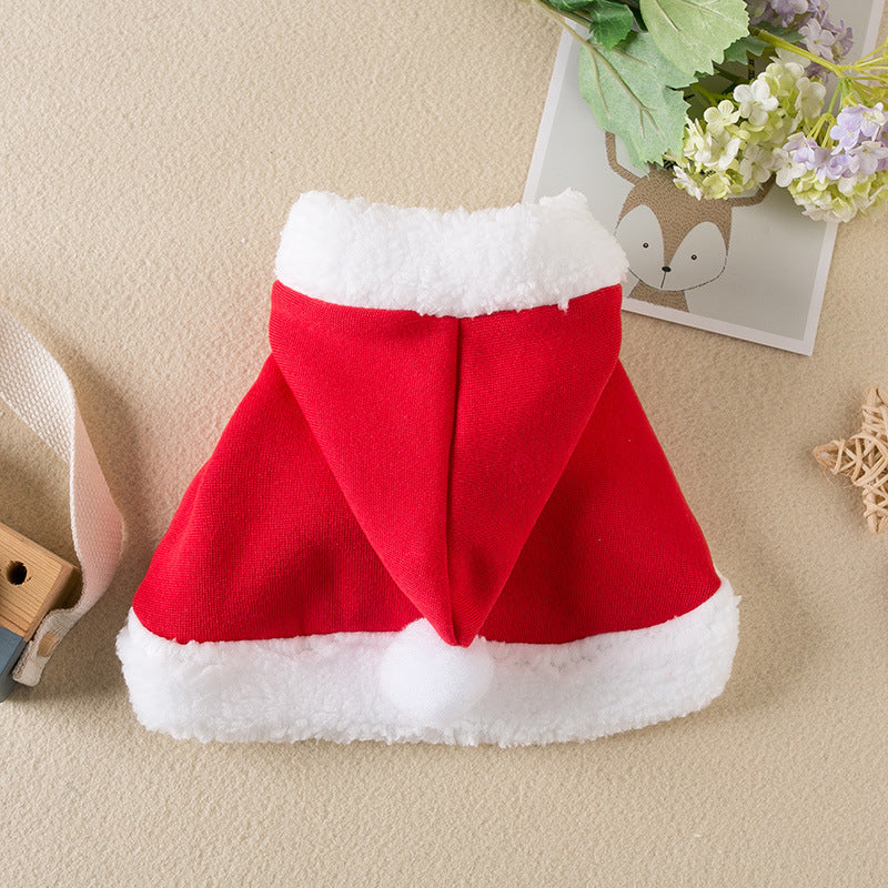 Christmas Pet Cloak – Red Riding Hood &amp; Reindeer Cape – view 5