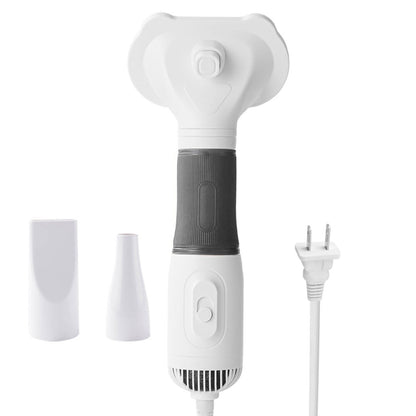 3-in-1 Pet Hair Dryer Brush – 600 W Low-Noise Slicker Dryer with 3 Heat Settings, Gray – view 6