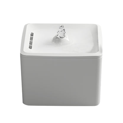 Square Pet Water Dispenser – Simple Water Station for Cats &amp; Dogs, White or Black – view 3