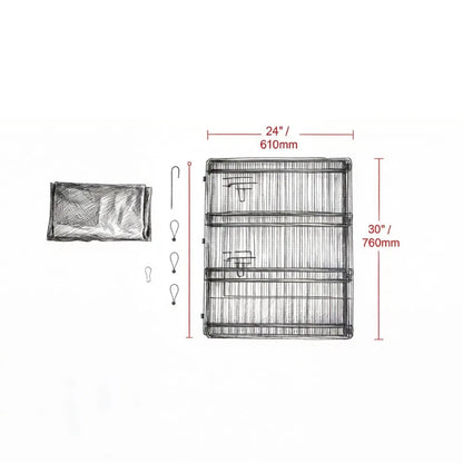 8-Panel Octagon Dog Playpen with Floor Mat – 30 in High, Chew-Resistant – view 2