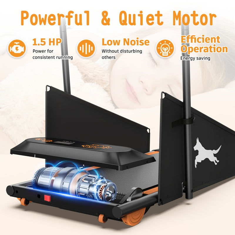 Compact Dog Treadmill for Small &amp; Medium Dogs – 36 x 14 in Belt, 0.5–6 mph, Foldable – view 4
