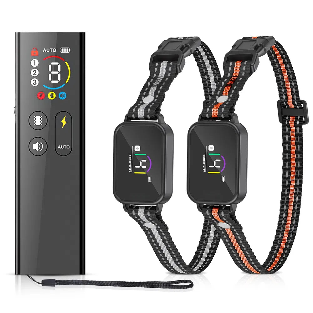 2-in-1 Dog Training &amp; Anti-Bark Collar with Remote – 3300 ft, IP68, Color Screen, 1 or 2 Collars – view 12