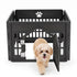 Modular Plastic Pet Playpen – 4, 6 or 8 Panels with Lockable Door & Anti-Slip Mat