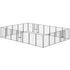 24-Panel Metal Dog Playpen – 39 In Tall, 3 Latching Doors, DIY Shapes, Indoor & Outdoor, Gray