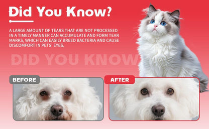 Pet Tear Stain Powder for the Fur Around Dog &amp; Cat Eyes, Grooming Powder – view 9