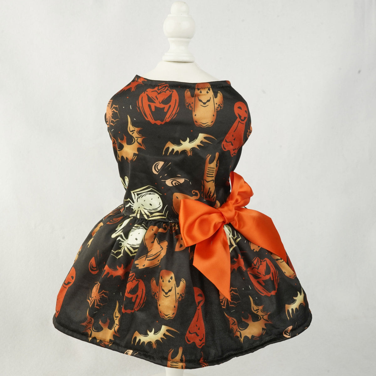 Halloween Pumpkin Dog Dress – Mesh Tutu Costume for Small Dogs – view 5