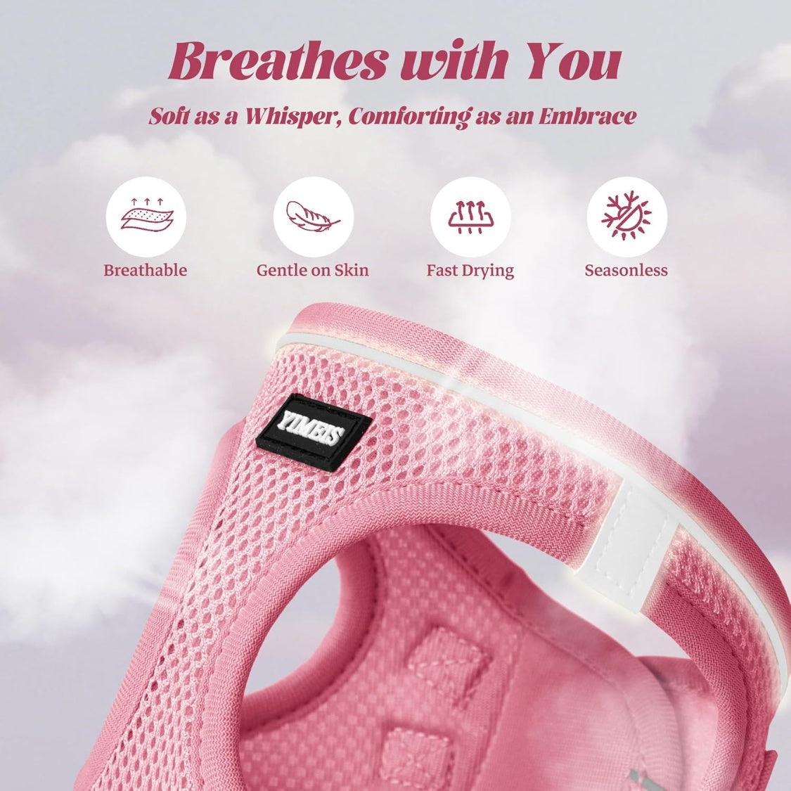 No-Pull Reflective Dog Harness &amp; Leash Set – Breathable Mesh, Step-In, X-Small – view 6