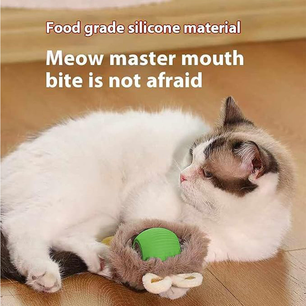 Self-Rolling Silicone Cat Ball – Interactive Moving Toy with Lights and 3 Play Modes – view 10